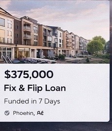 Fix and flip loan example
